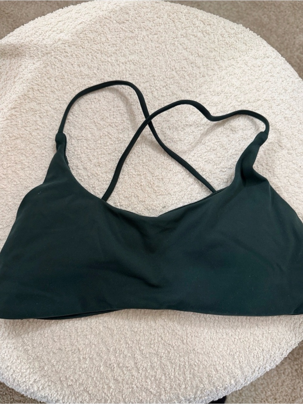 CSB Women’s Green Strappy Bralette - Classic Comfort